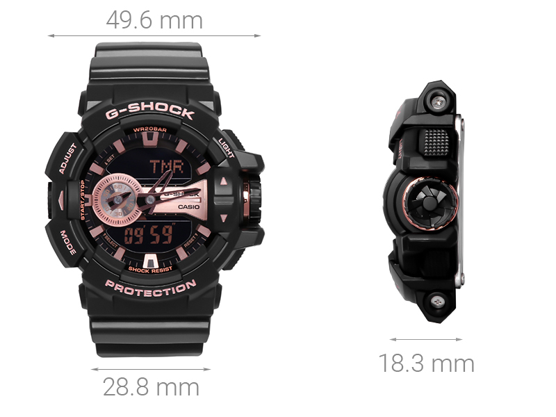 Đồng hồ Nam G-Shock GA-400GB-1A4DR - Hàng chính hãng