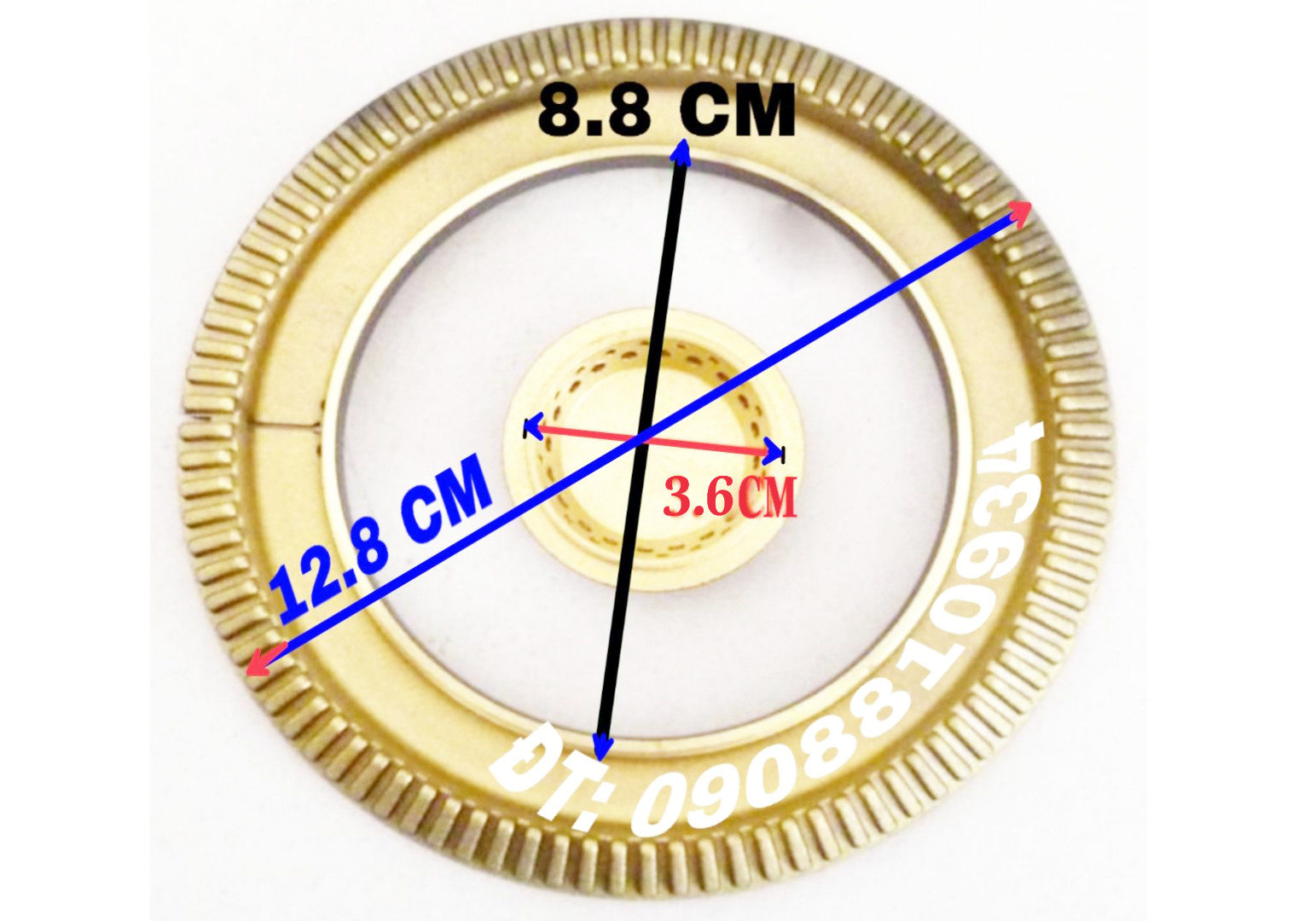 Bộ sen chia lửa đa năng, sử dụng cho dòng bếp âm RINNAI RVB-2BG