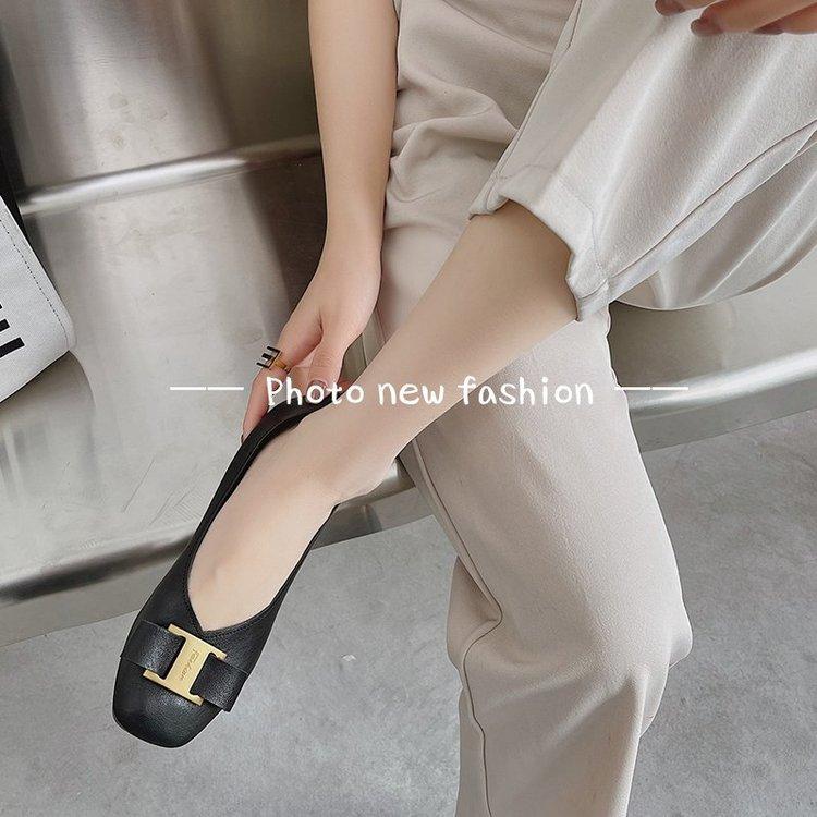 Giày Búp Bê Mũi Tròn Đế Bằng Thời Trang Cho Nữ