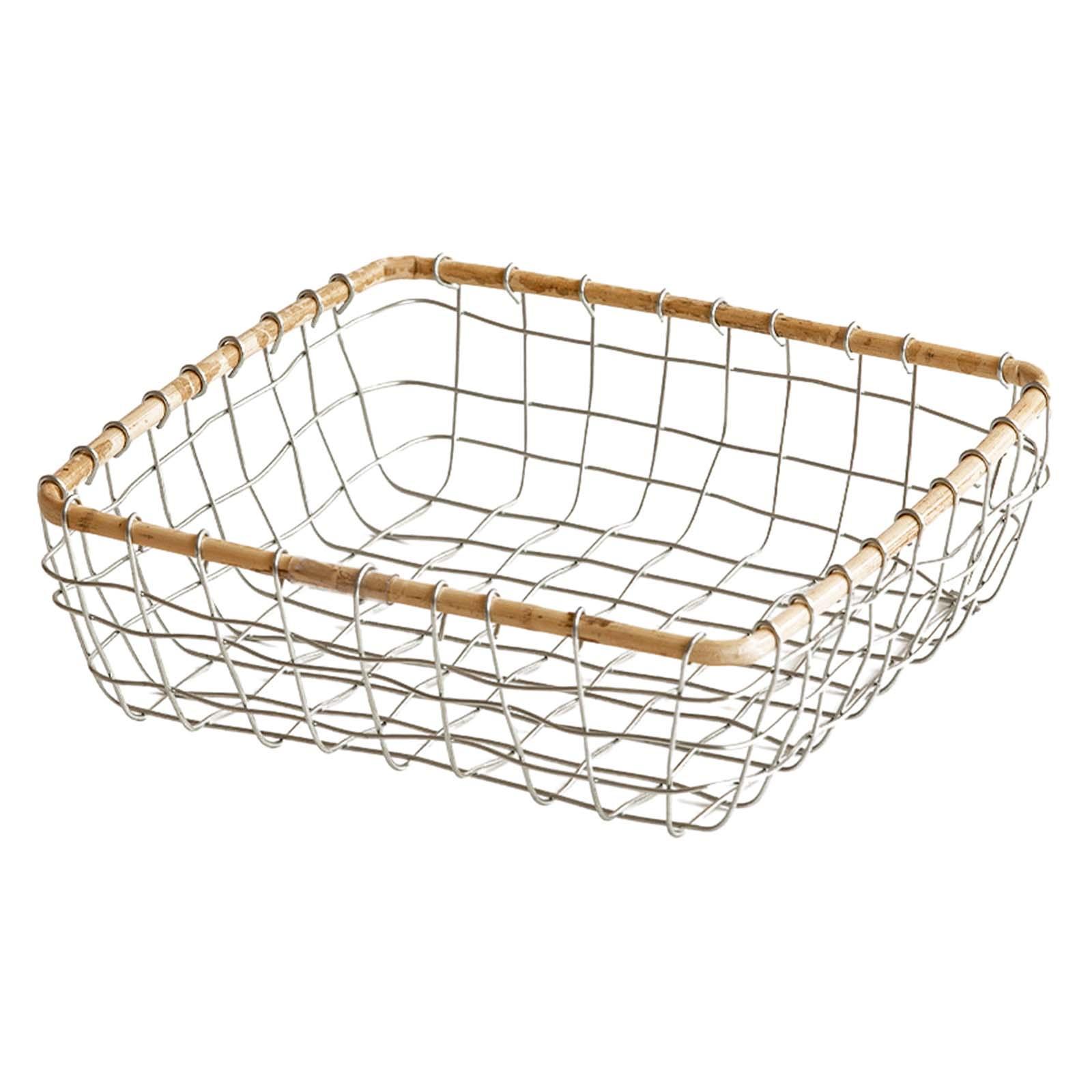 Fruit Basket Wire Basket Desk Creative Countertop Chicken Egg Storage Basket
