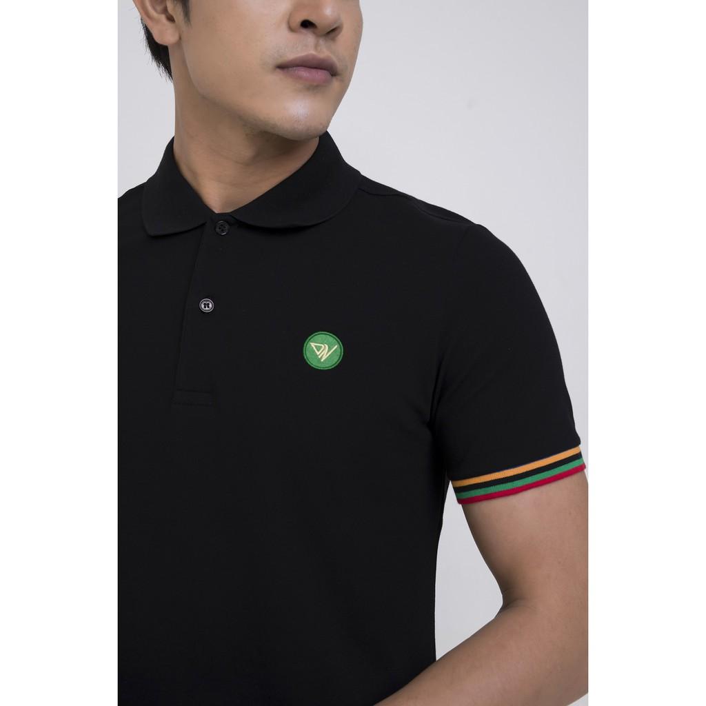 Áo thun polo nam cao cấp logo tròn chất cotton mềm mịn thấm hút mồ hôi chính hãng DARNELL DN04