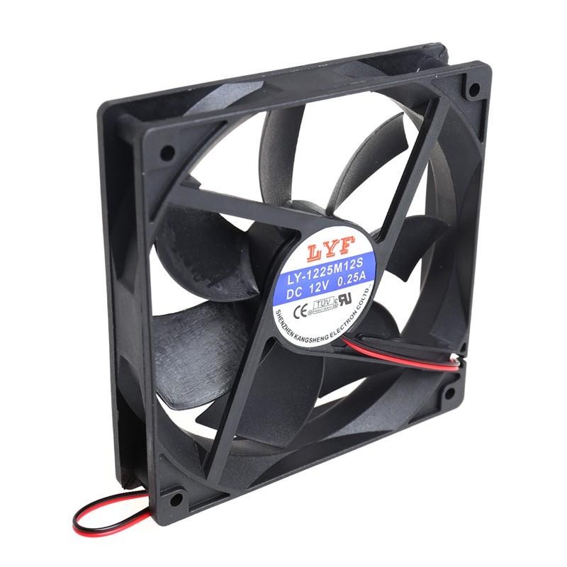 【 Ready stock 】2cm High Speed Computer DC 12V 2Pin PC Case System Hydraulic Cooling Fan 12025