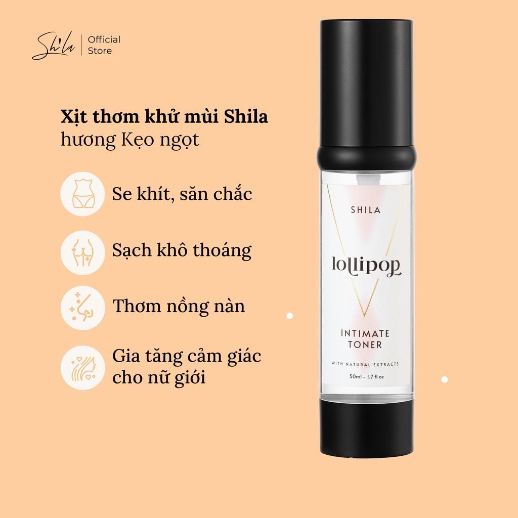 Xịt se khít vùng kín Shila hương kẹo ngọt 50ml