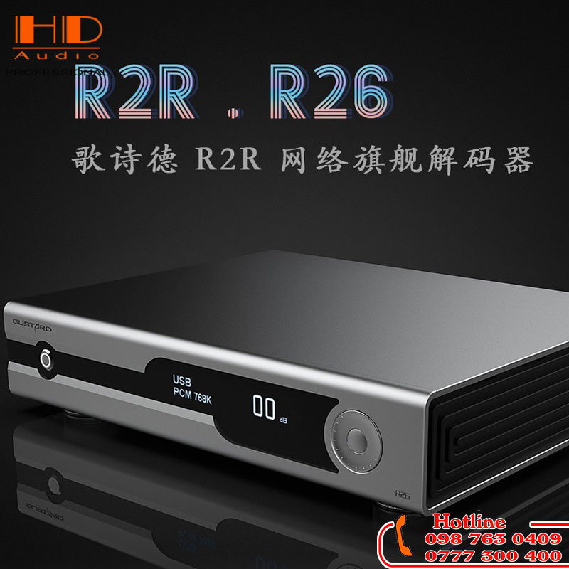 Giải mã cao cấp DAC Gustard R26 mạch R2R - HÀNG CHÍNH HÃNG