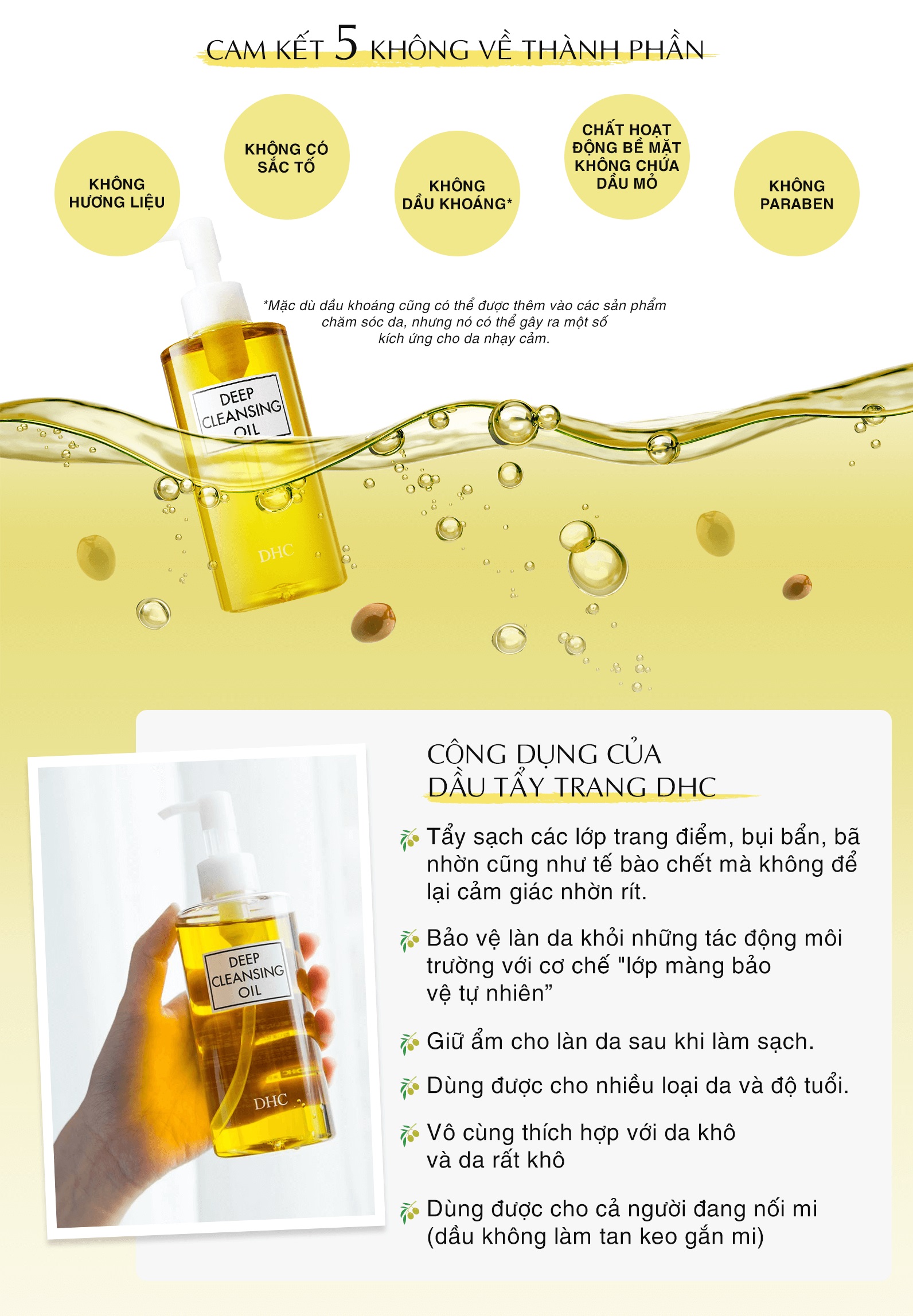 Dầu Tẩy Trang DHC Deep Cleansing Oil làm sạch nhanh chóng lớp bụi bẩn, trang điểm, duy trì độ ẩm và làm chậm quá trình lão hóa da - Massel Official