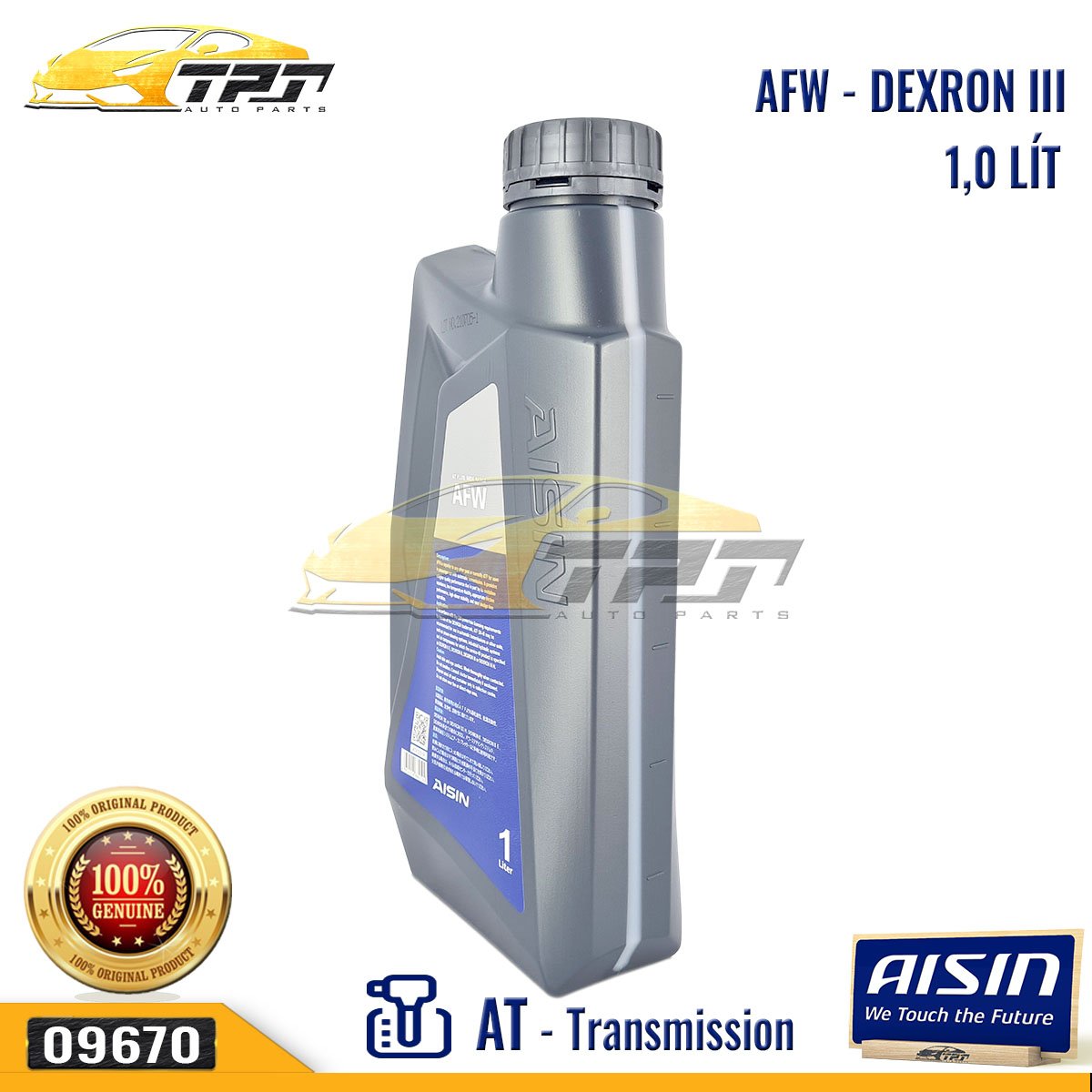 Nhớt Hộp Số Tự Động DEXRON III (1 Lít) ATFD31P AISIN - Japan