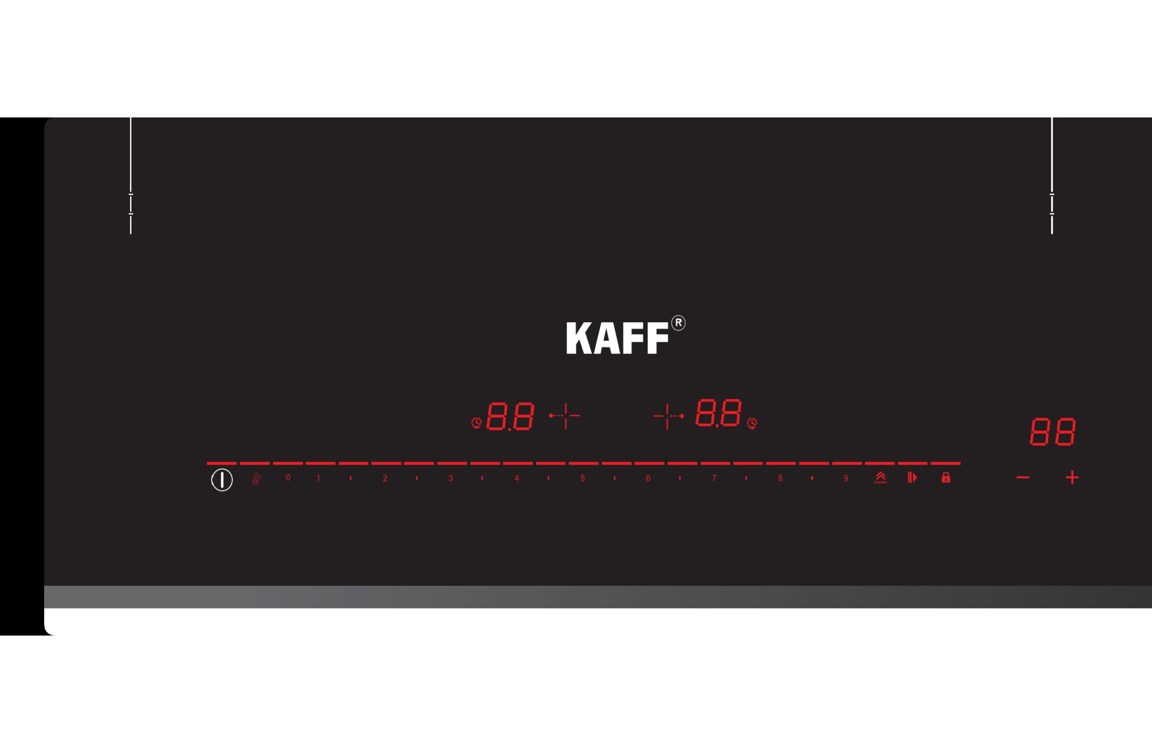 Bếp từ đôi nhập khẩu Germany KAFF KF-HID7348II new 2023 - Hàng Chính Hãng