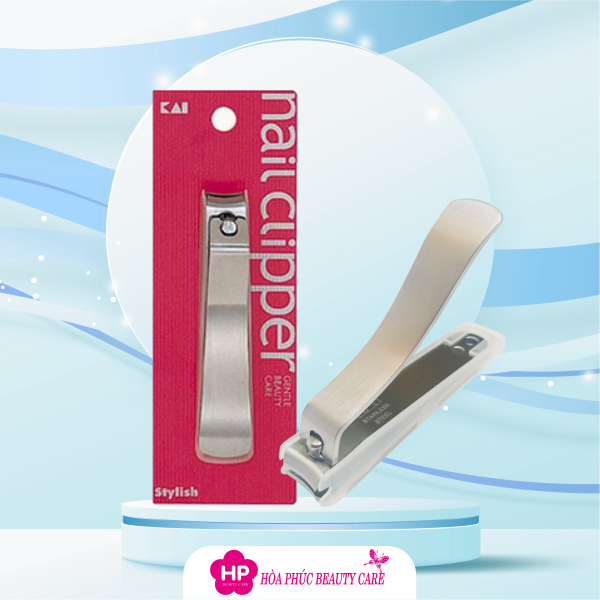Bấm Móng Tay Thân Thép Không Gỉ Kai Nail Clipper 55705-HC0718