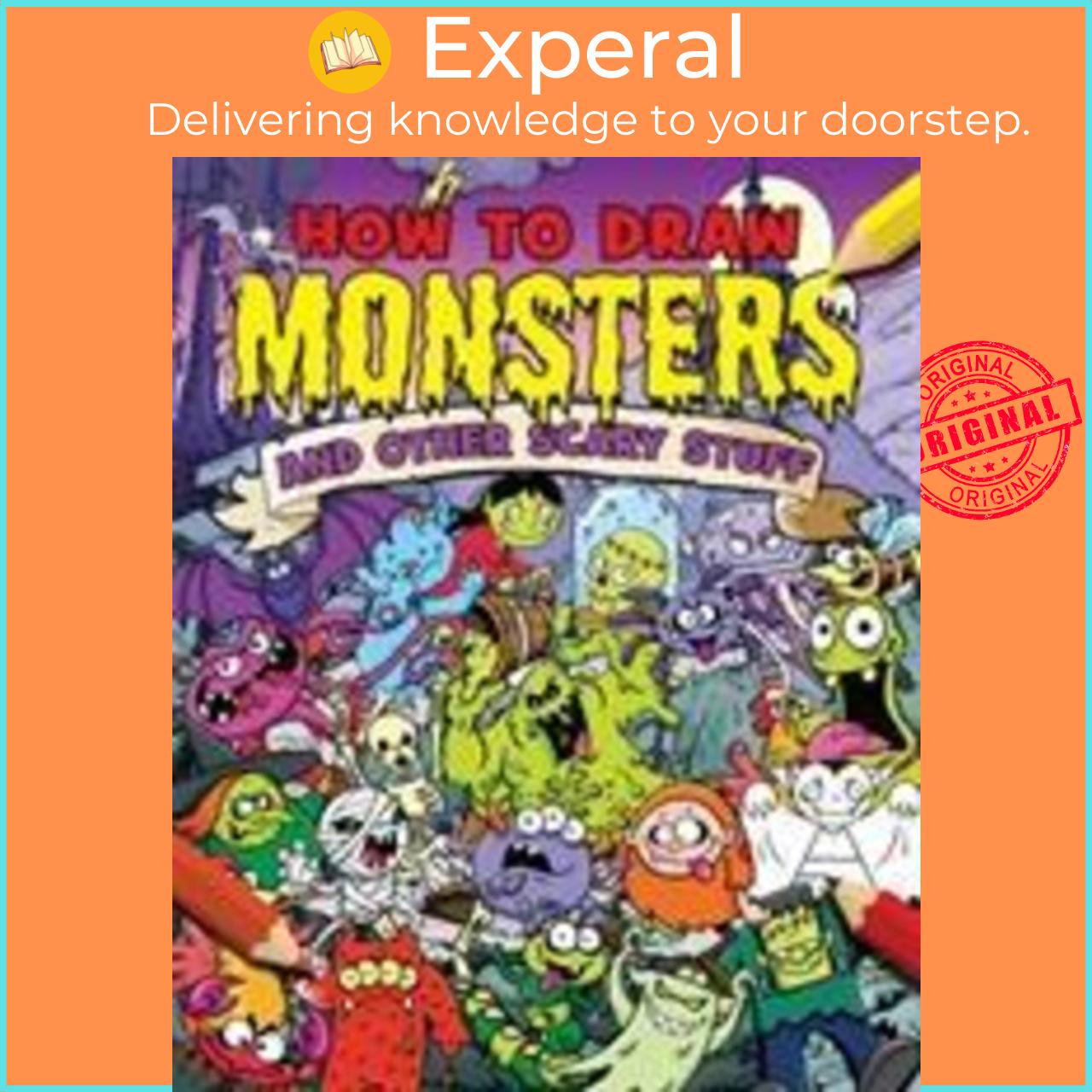 Sách - How to Draw Monsters and Other Scary Stuff by Paul Gamble