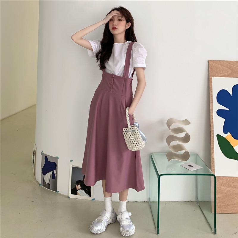 Váy yếm tiểu thư nữ tính ulzzang