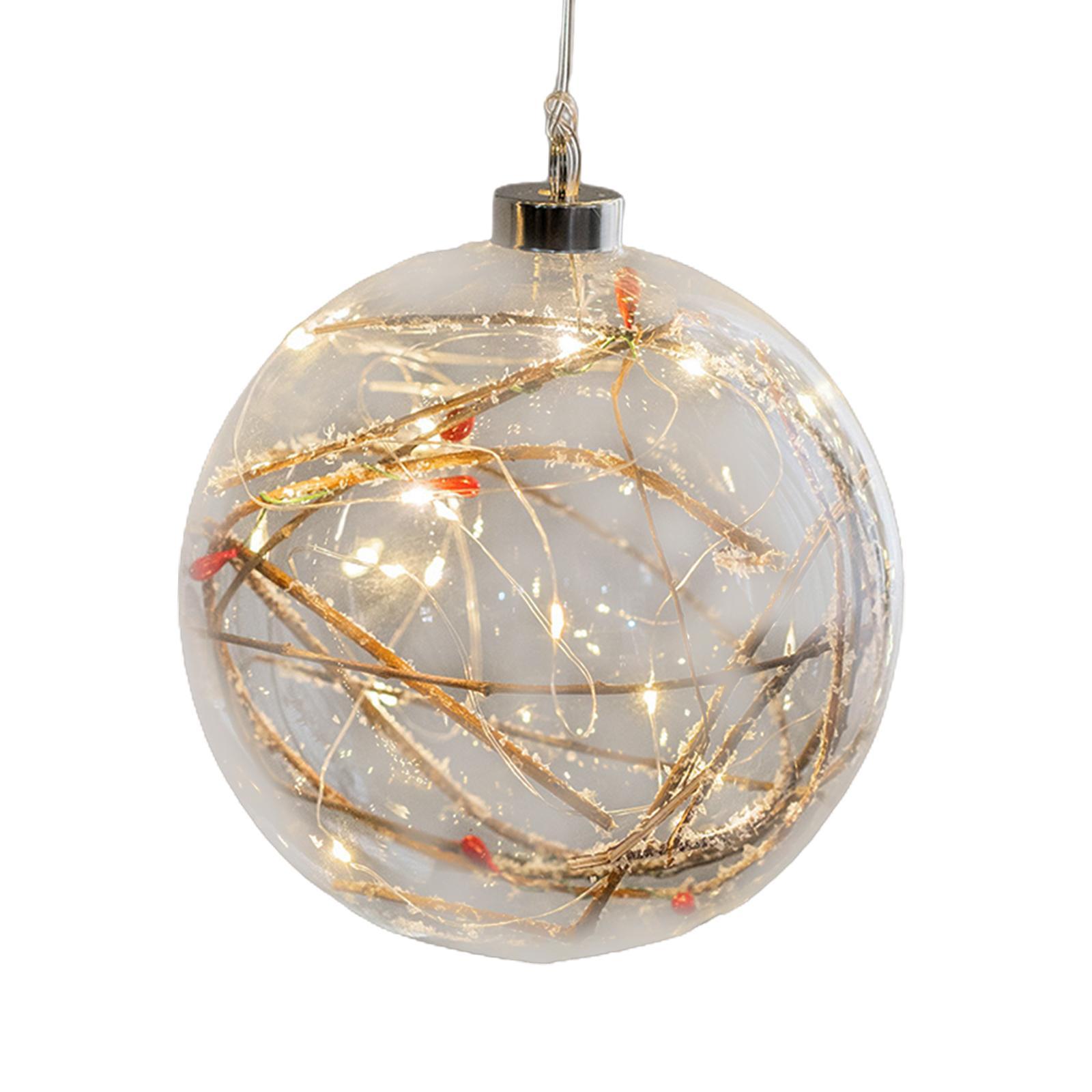 Christmas Window Hanging Decoration Easily Install Xmas Ornament Decorative Lighting for Lawn, Backyard