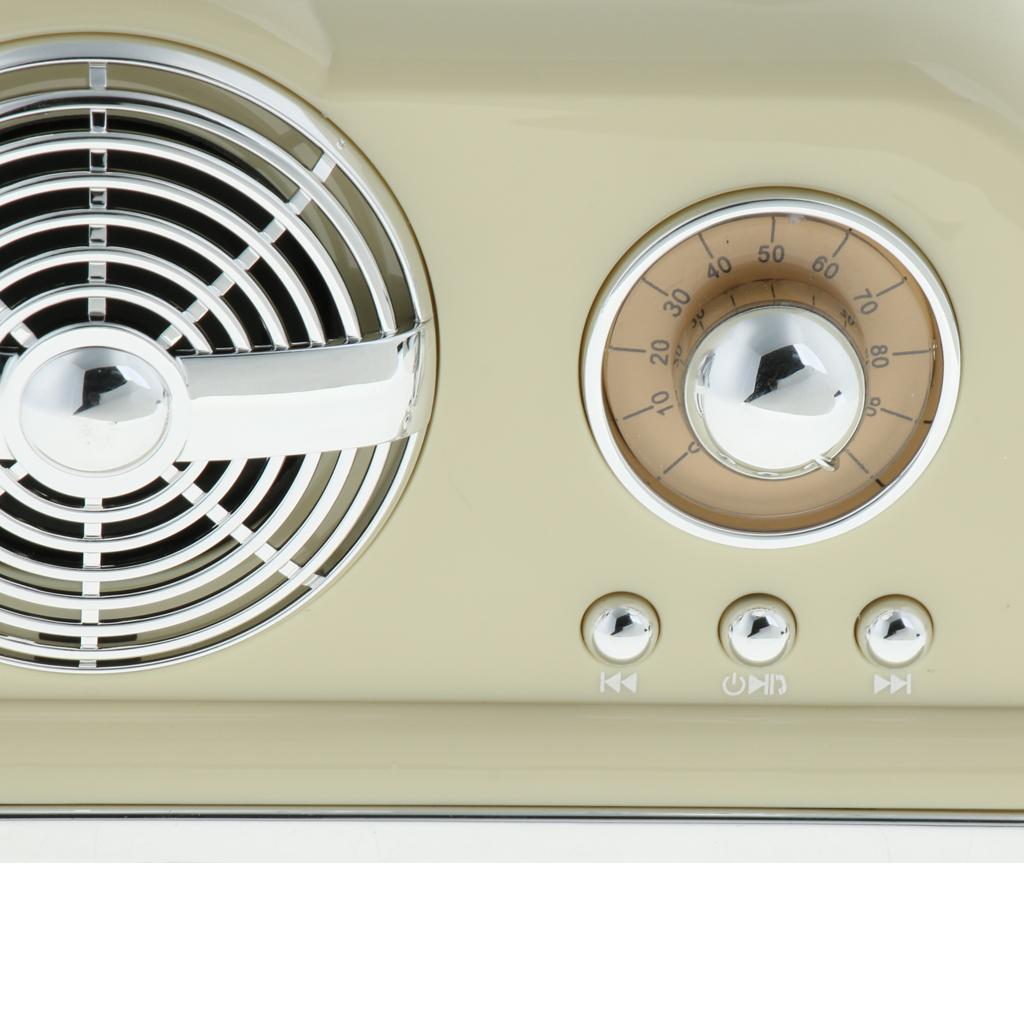 Retro Wireless Bluetooth Speaker Portable Outdoor Stereo Speaker 1pcs