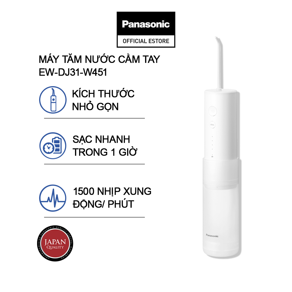 Máy tăm nước cầm tay Panasonic dùng pin EW-DJ11/EW-DJ31 - Hàng chính hãng