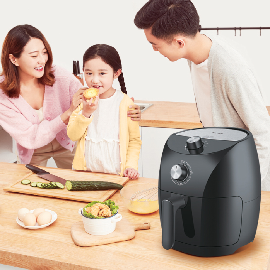 Nồi Chiên Không Dầu BIYI AF611 (4L) - Hàng Chính Hãng - Màu Đen