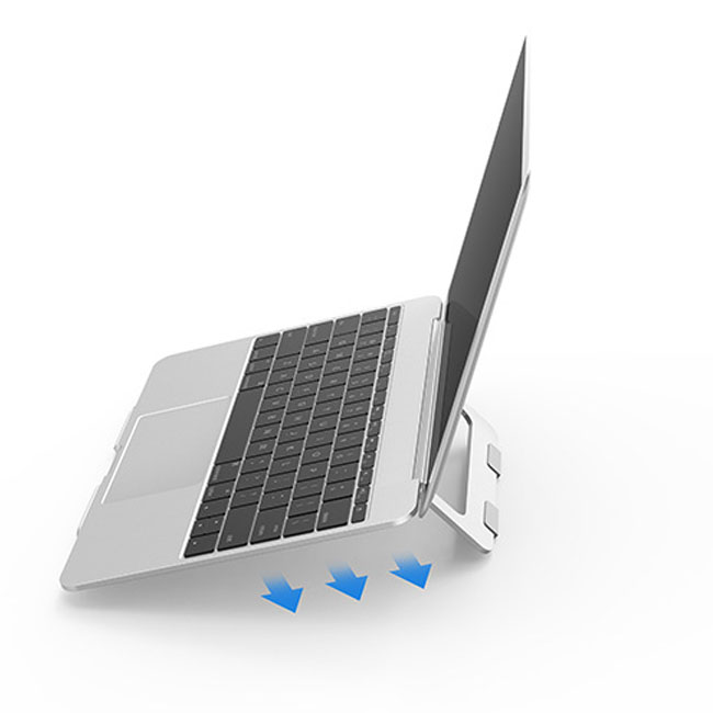 Đế Nhôm Gập Tản Nhiệt Dành Cho Macbook, Laptop -Hàng Chính hãng -US03