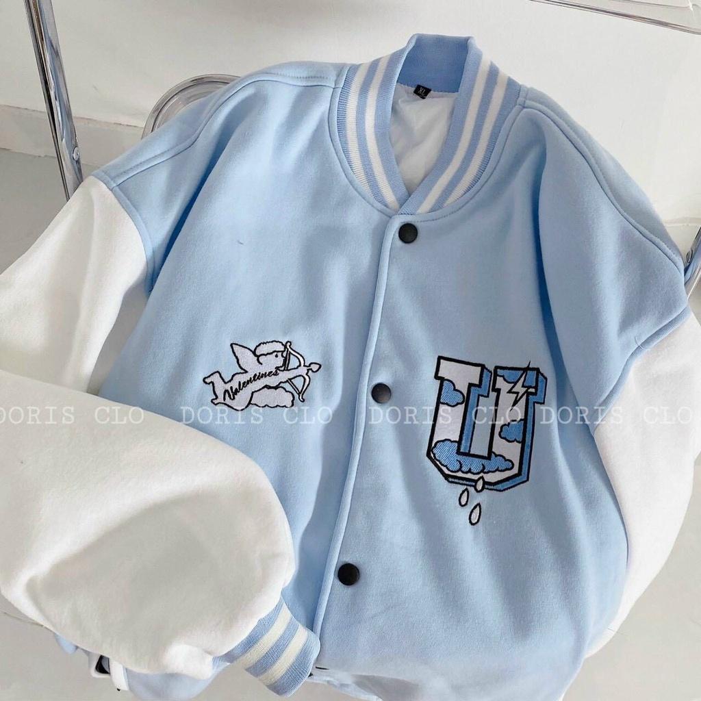 Áo khoác cardigan nỉ ngoại 2 lớp cổ tròn cực đẹp thời trang mới hottrend cho các bạn trẻ