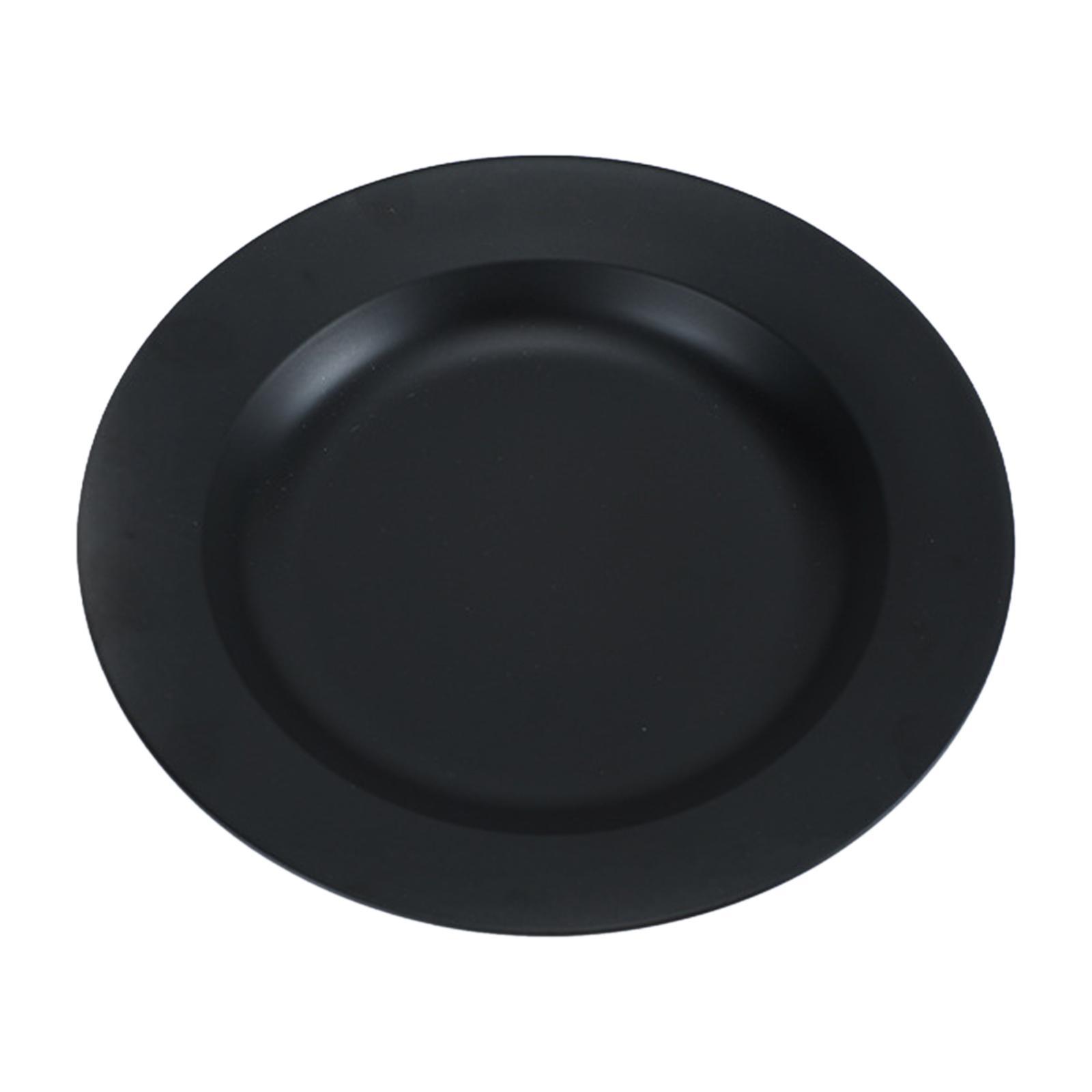 Round Tableware Plate Dinner Cookware Camping Dish for Fishing Picnic Indoor