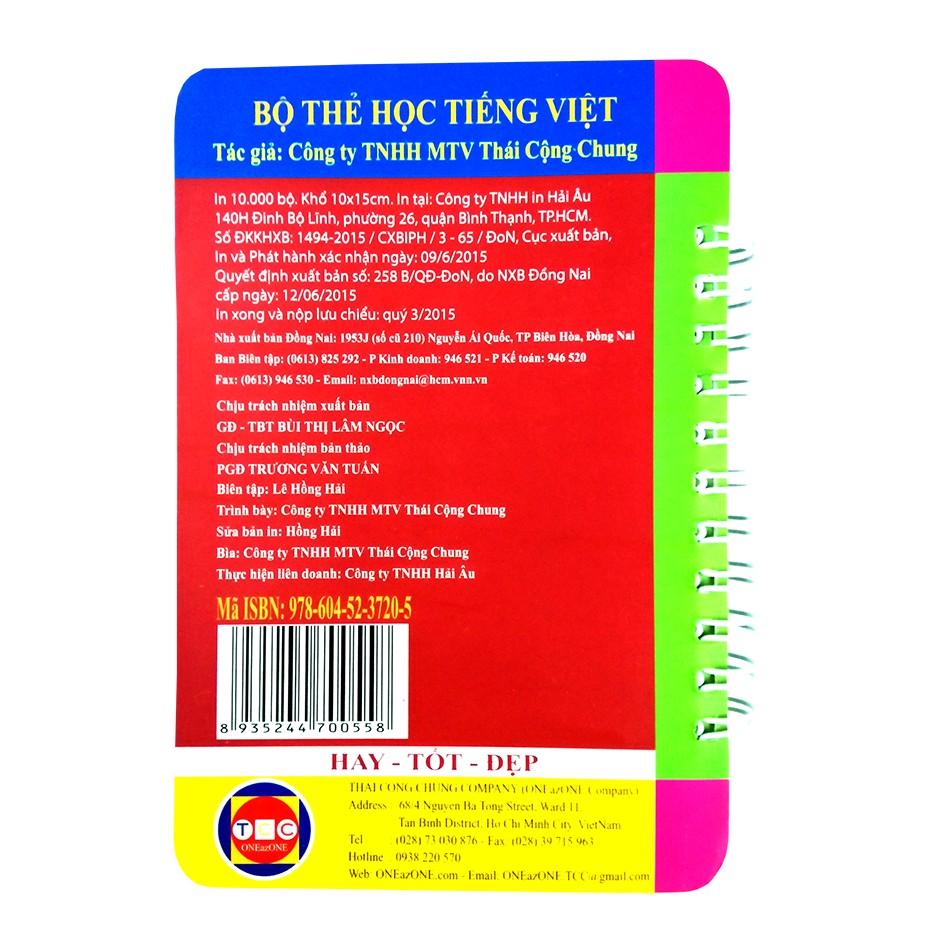 Bộ Thẻ Tiếng Việt (Từ 4 - 7 Tuổi)