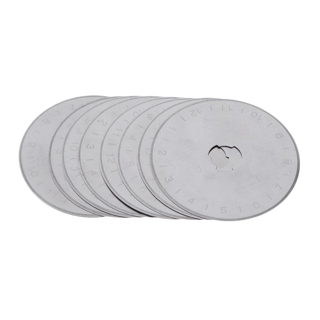 Rotary 10x 45mm Rotary Cutting Refill Blade Straight Edge