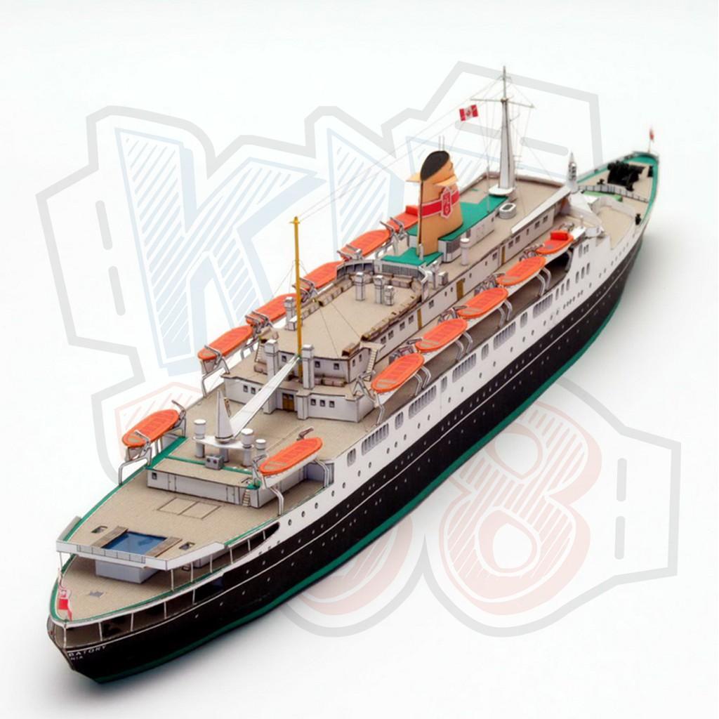 Mô hình giấy tàu thuyền quân sự JSC 014 - Batory