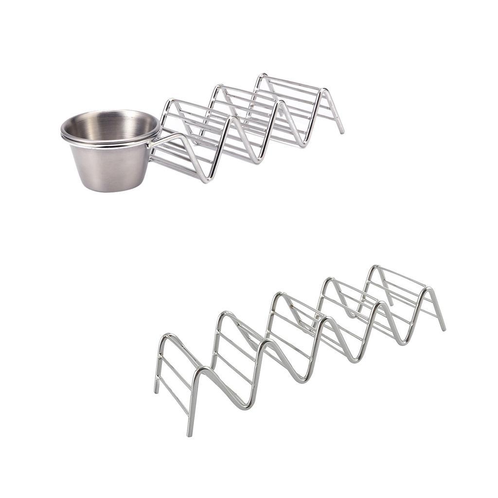 2pcs Taco Server Taco Holder Hot Dog Holder Stand Taco Display Rack