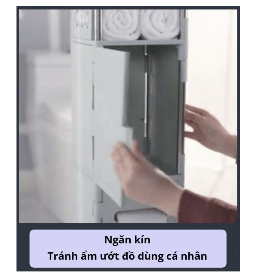 TỦ LẮP RÁP ĐỰNG VẬT DỤNG NHÀ TẮM