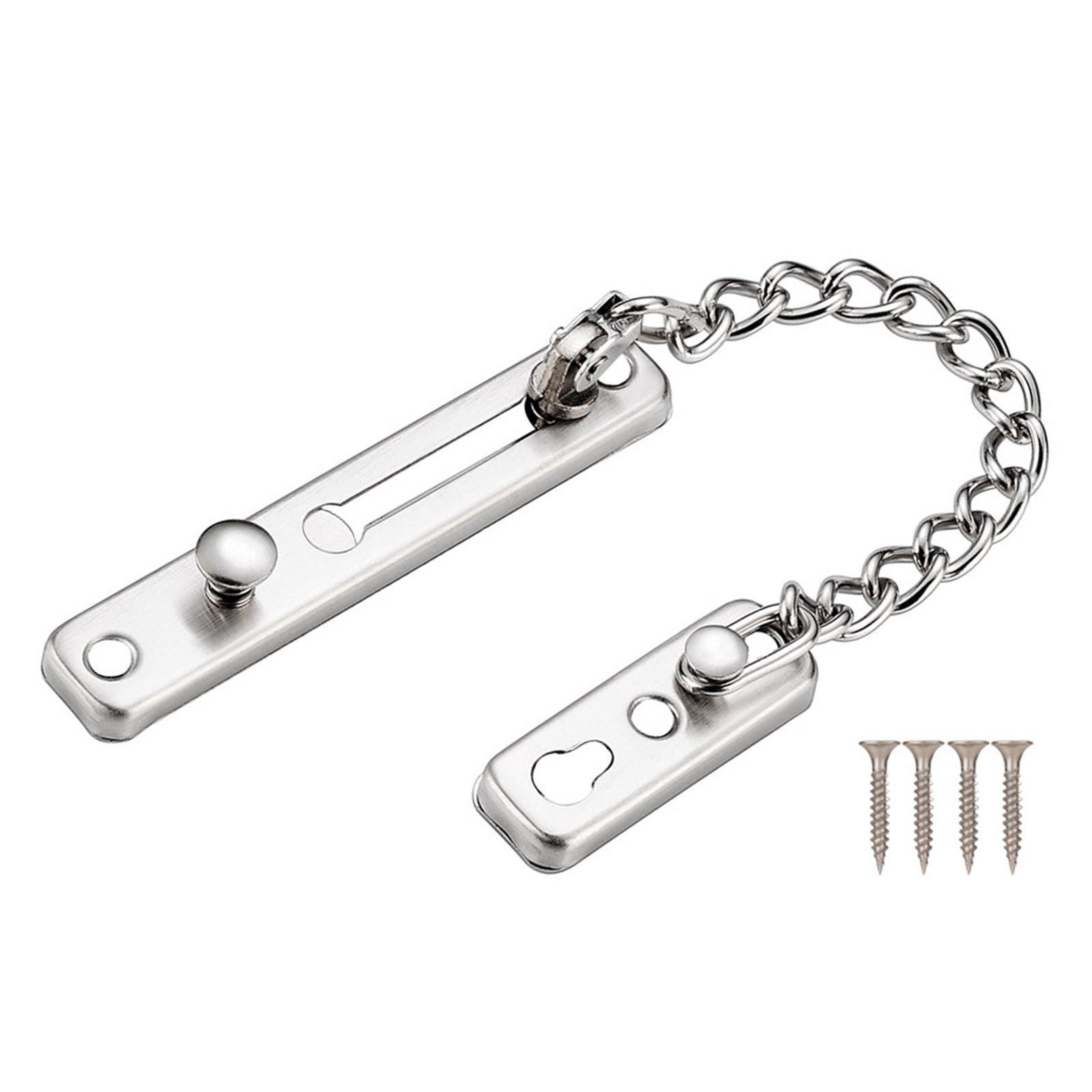 Stainless Door Chain Lock Home Bedroom Hotel Family Chain for Door