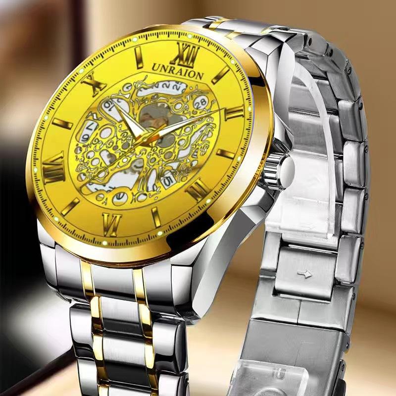 Giao hàng nhanh Đồng hồ gió mới của Trung Quốc, đồng hồ nam chuyển động tự động, đồng hồ phi cơ Douyin phát sóng trực tiếp Oniga