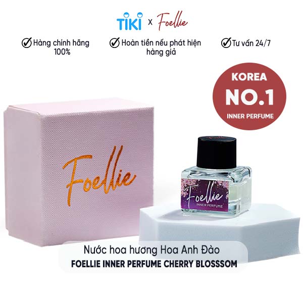 Nước Hoa FOELLIE Hương Hoa Anh Đào Inner Perfume Eau De Cherry Blossom 5ml