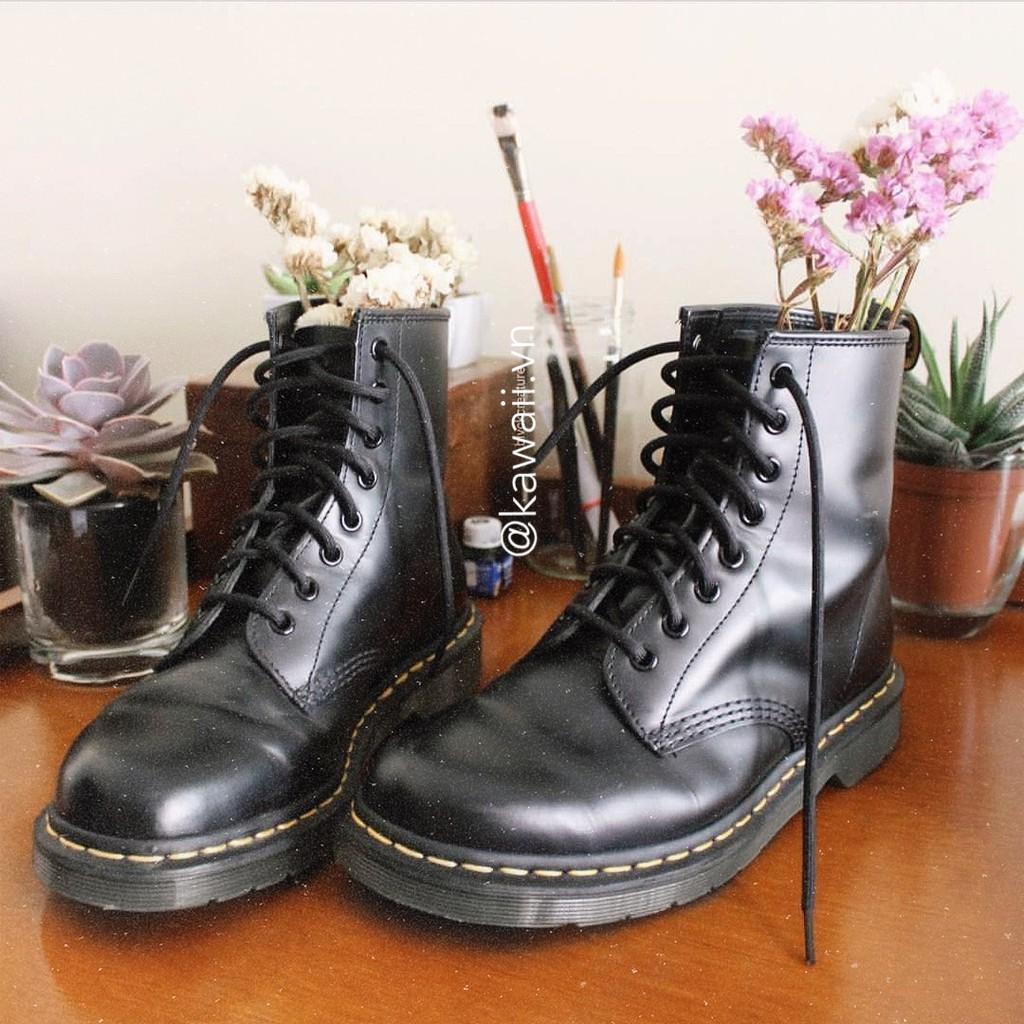  Giày ORIGIN BOOTS cổ cao chất da lì cao cấp đế 3,5cm (Ảnh thật shop tự chụp)