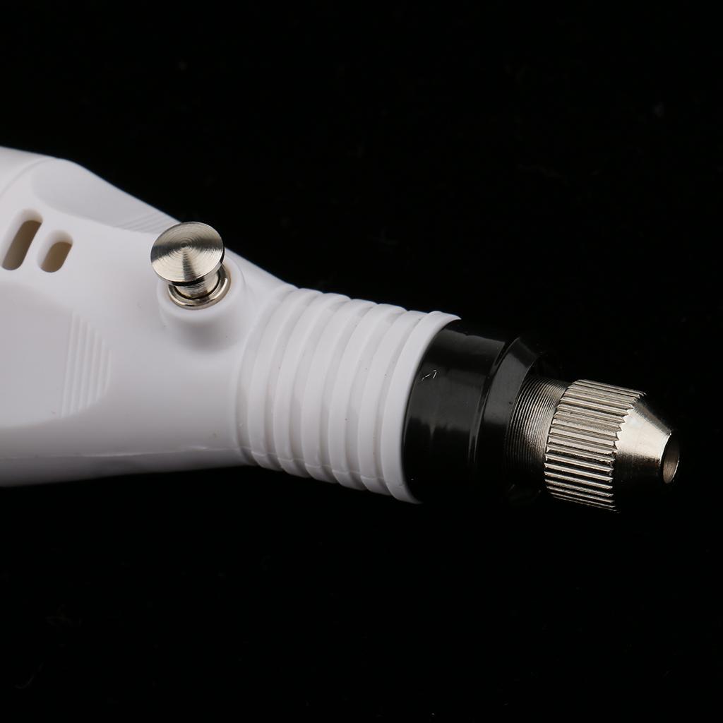 Mini Electric Nail Drill Art Manicure File Polish Buffing Pedicure Tool Set EU Plug