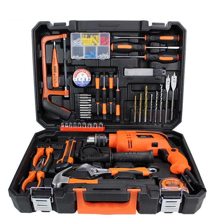 Bộ máy khoan động lực đa năng khoan sắt, tường có chế độ đảo chiều, máy bắt vít, sửa chữa