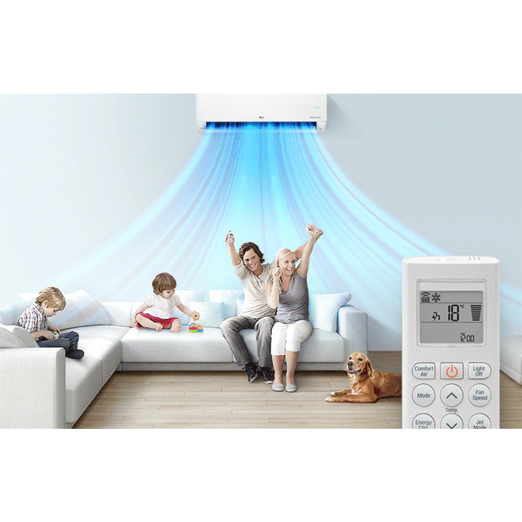 Máy lạnh LG Inverter 1HP IEC09G1/ 1.5HP IEC12G1/ 2HP IEC18G1/ 2.5 HP IEC24G1 - Hàng Chính Hãng - Mới 100