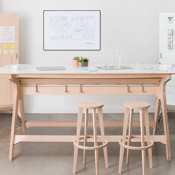 Breakout Table, Bàn làm việc học tập 8 người, Phong cách Bắc Âu, 240x100x107cm