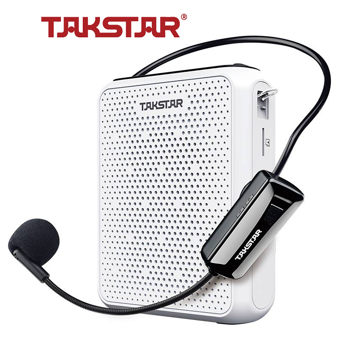 Máy trợ giảng không dây sử dụng sóng UHF TAKSTAR E300W cao cấp - Hàng chính hãng