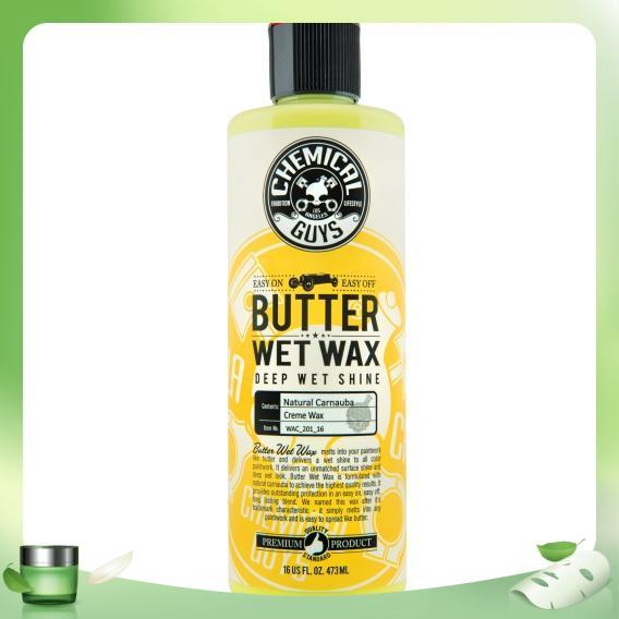 Kem wax dưỡng bóng sơn hương chuối Chemical Guys Butter Wet Wax - 473ml