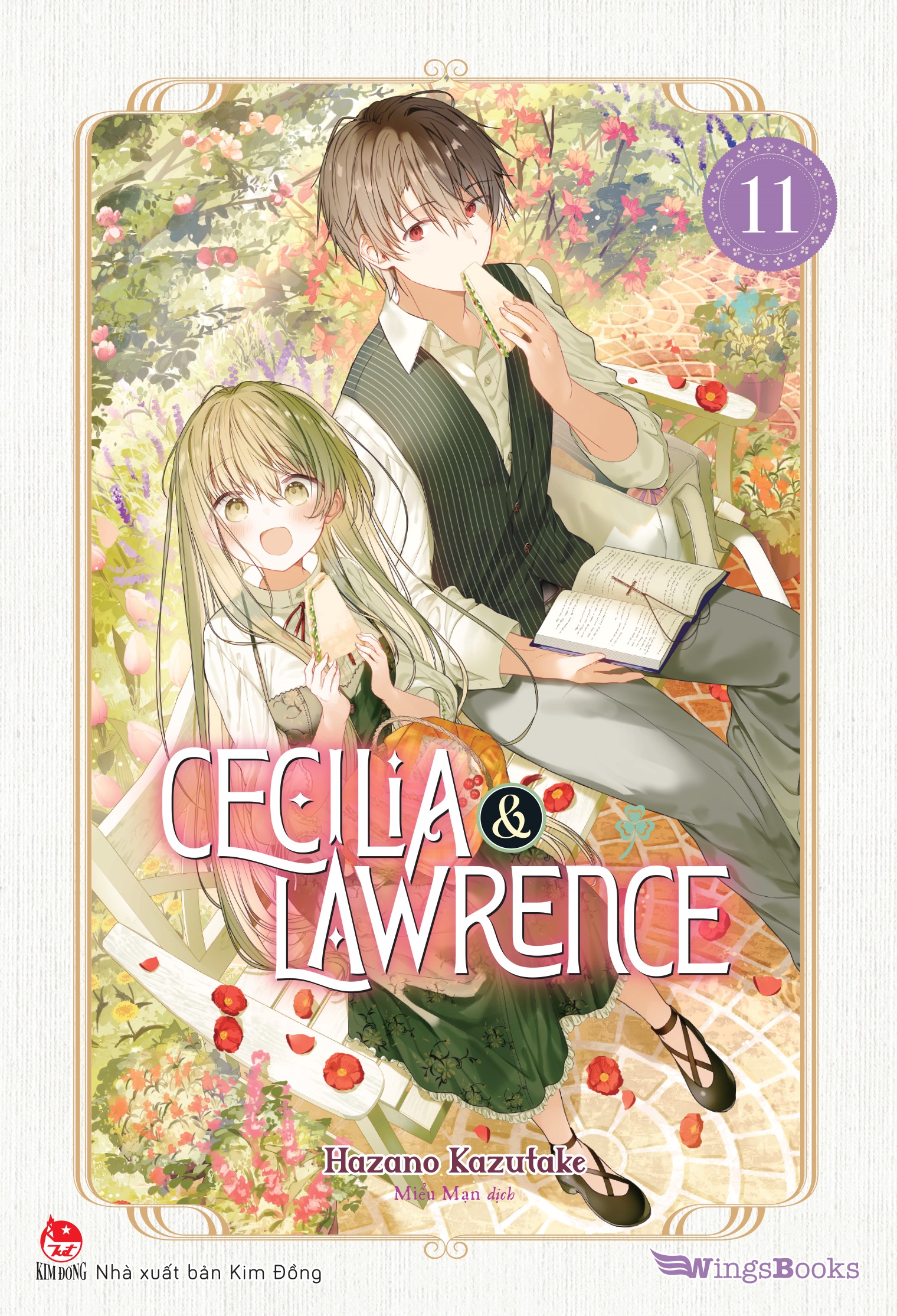 Combo Cecilia &amp; Lawrence – Tập 11 + 12 [Tặng 01 Bookmark PVC]