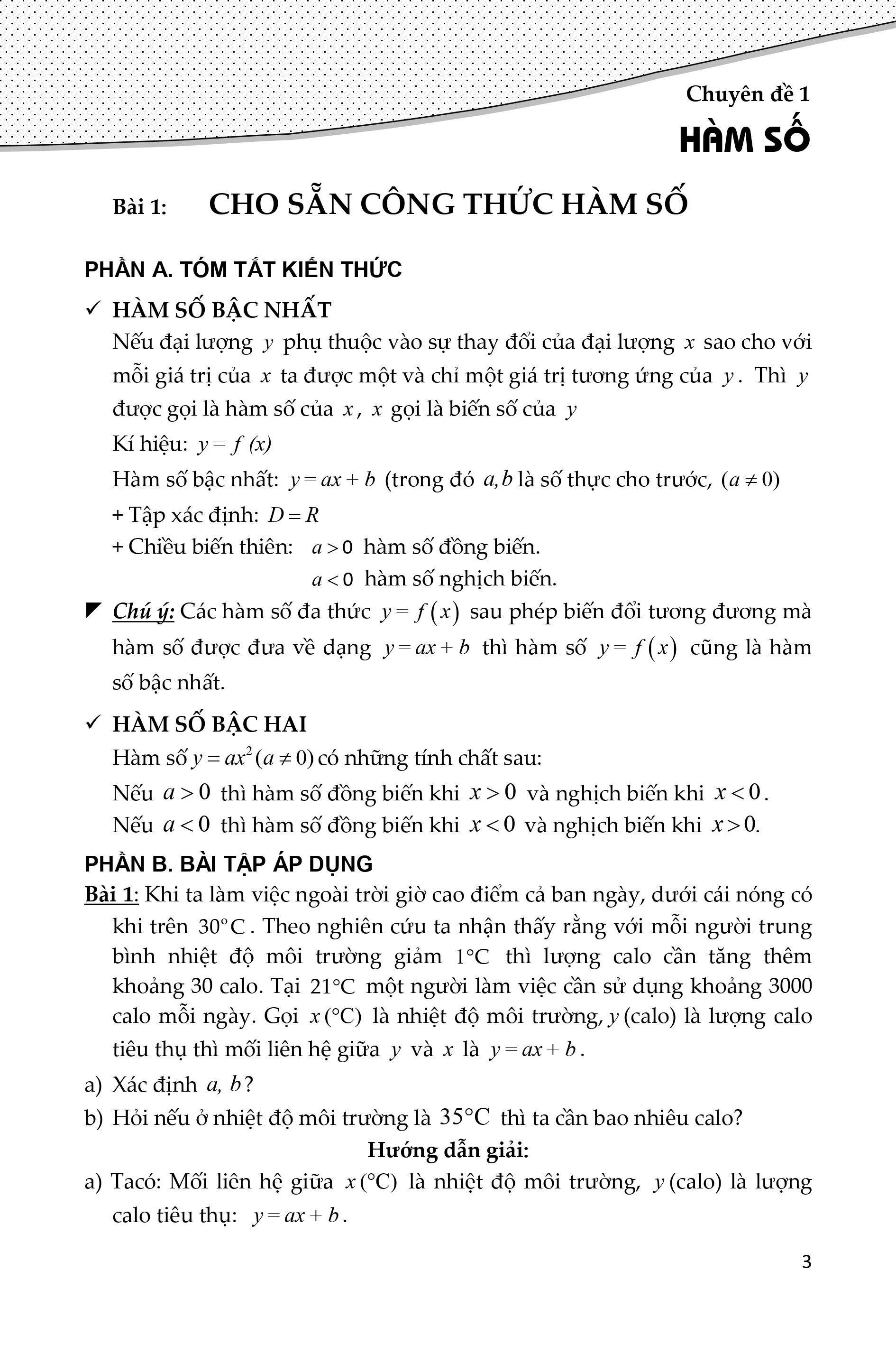 Phương Pháp Giải Các Dạng Toán Thực Tế Trong Kỳ Thi Tuyển Sinh Lớp 9 Vào Lớp 10