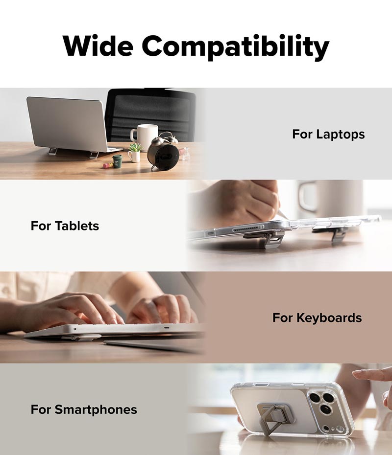 Giá đỡ dành cho MacBook/Laptop RINGKE Step-Fit Mini Stand - Hàng Chính Hãng