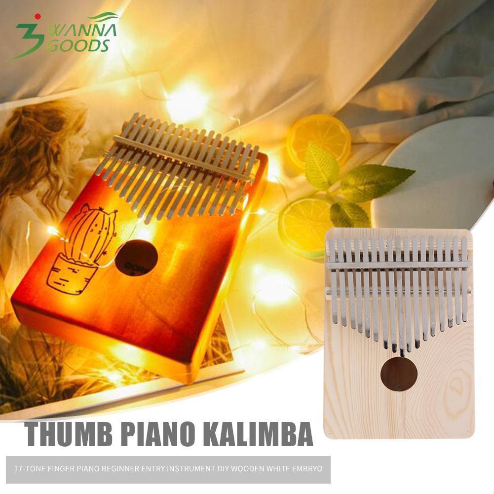 Đàn Kalimba 17 Phím Bằng Gỗ Cho Người Mới Tập Chơi