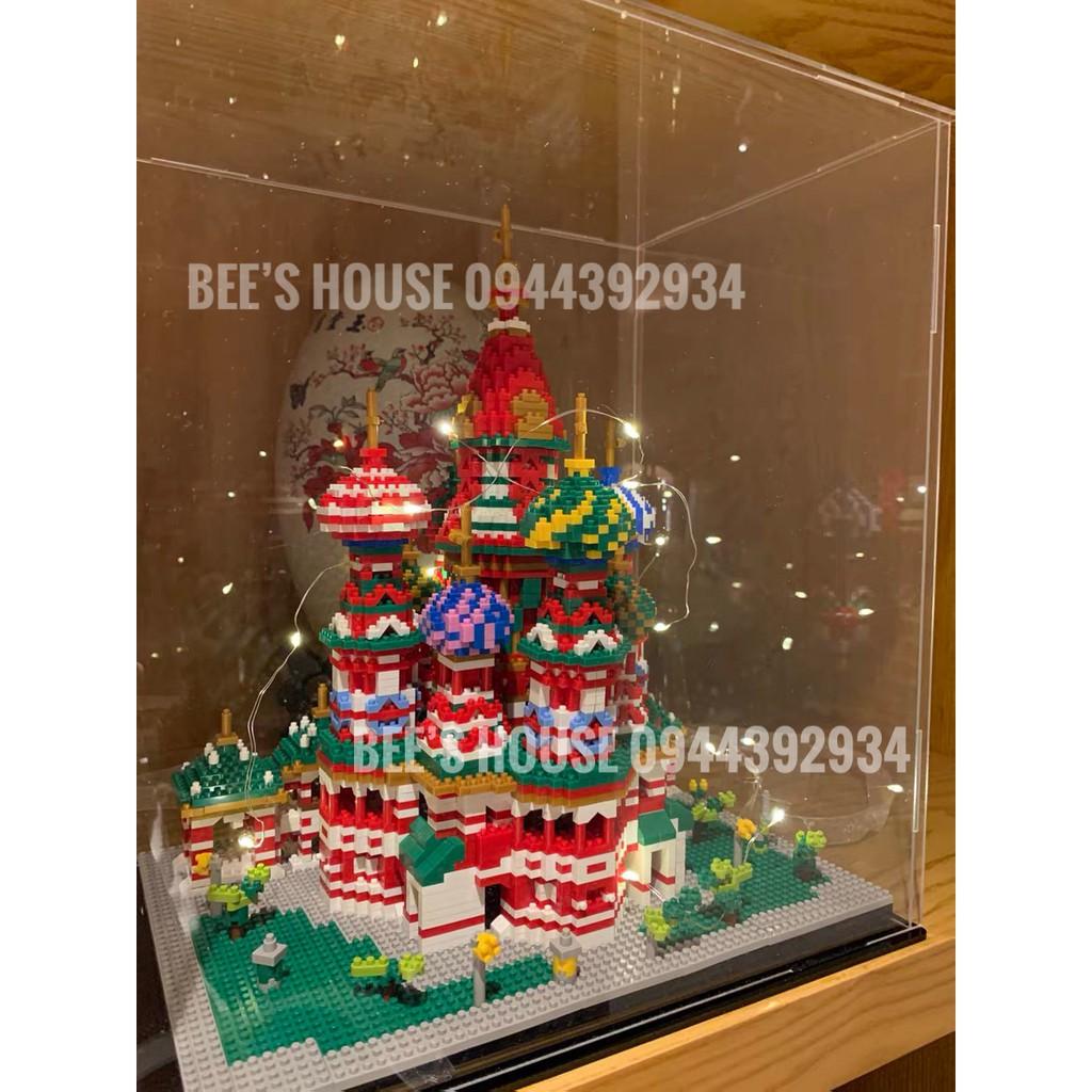 Bộ Sưu Tập mô hình kiến trúc lâu đài cung điện ARCHITECTURE lắp ráp mini block đồ chơi xếp hình decor quà tặng DIY
