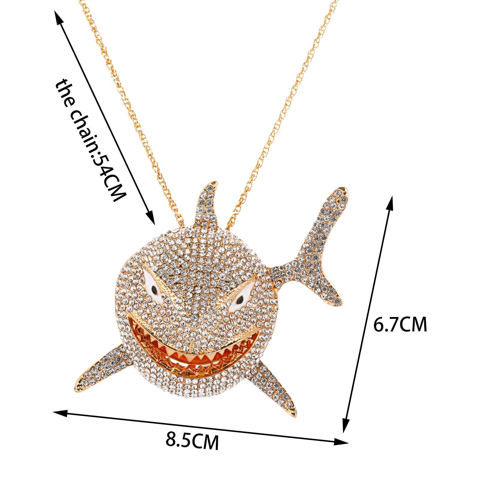 Hip Hop Large Pendant Necklace Punk Animal Fashion for Men Women