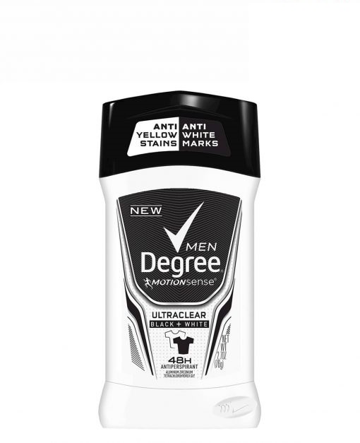 Lăn khử mùi nam Degree Men Motionsense Ultra Clear Black White 76g