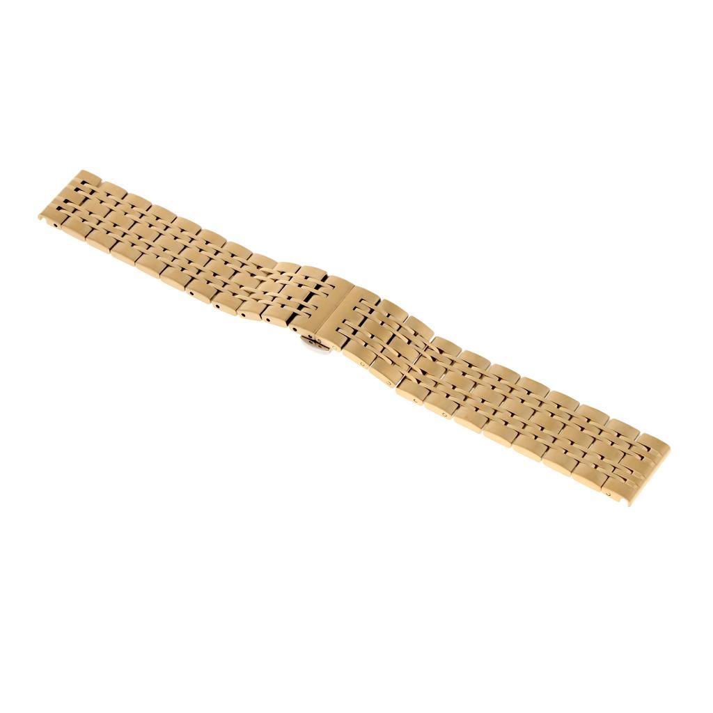 Stainless Steel Watch Band Metal Replacement Bracelet Strap 18/20/22mm
