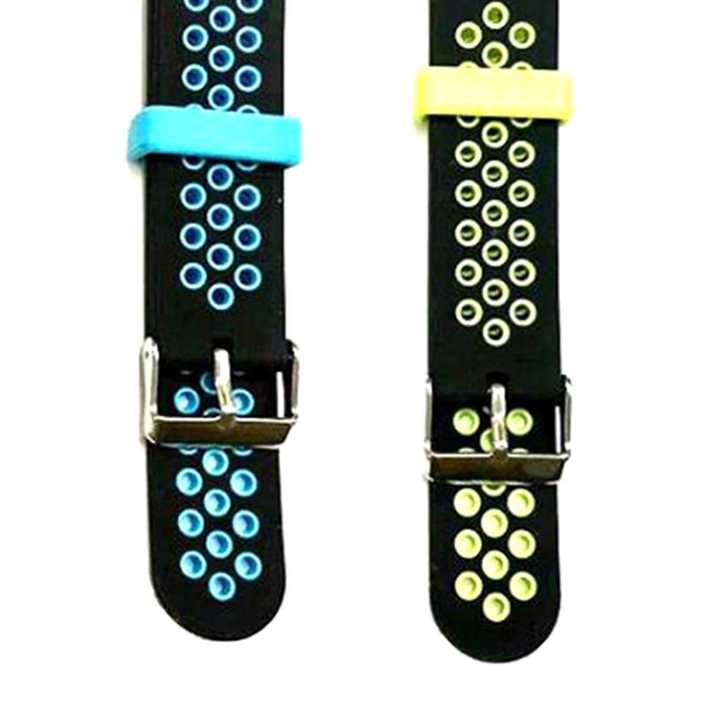 20mm Universal Two-Color Two Quick Release Switch Ear Silicone Strap