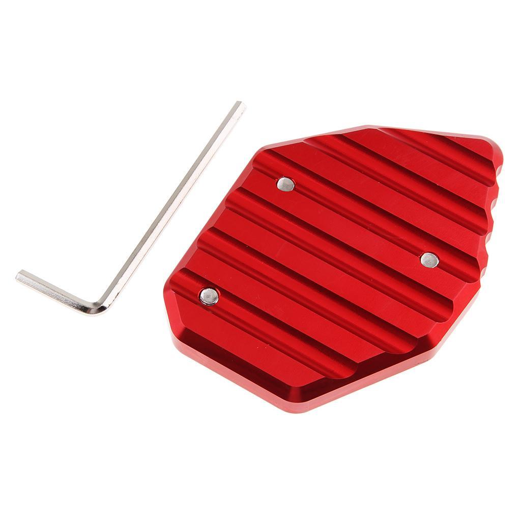 Kickstand Side Stand Enlarge Pad Plate for  CBR600RR 07-12 Red