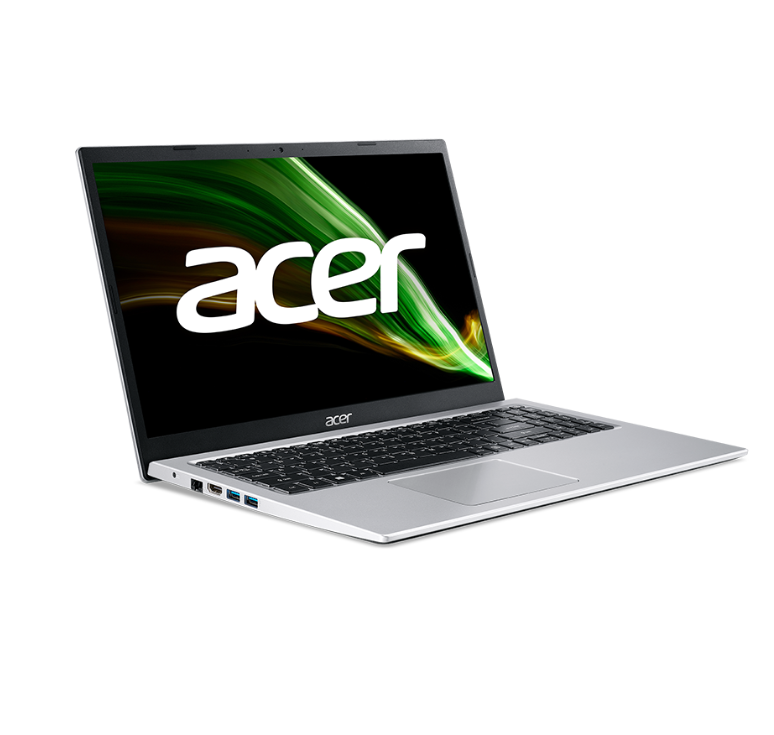 Máy Tính Xách Tay Laptop Acer Aspire 3 A315-58-358E - Intel core i3-1115G4/8GB/512GB SSD+1 M.2+1 2.5/15.6"FHD/BT4/Win11H/Pure Silver - Hàng Chính Hãng