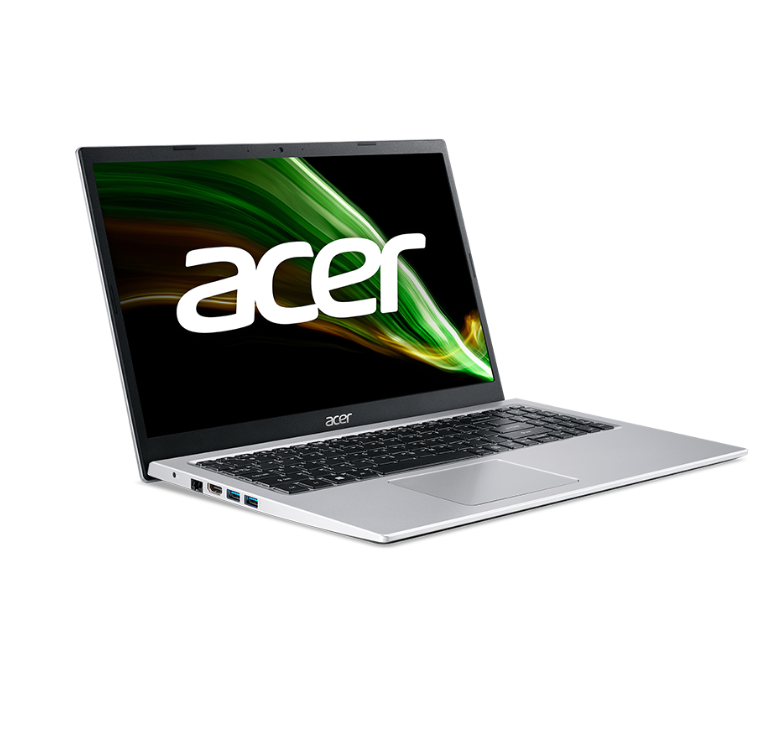 Máy Tính Xách Tay Laptop Acer Aspire 3 A315-58-358E - Intel core i3-1115G4/8GB(4on+4)/512GB SSD+1 M.2+1 2.5/15.6&quot;FHD/BT4/Win11H/Pure Silver - Hàng Chính Hãng