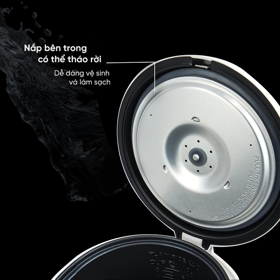 Nồi cơm điện Cuckoo 1.08L CR-0671 - Lòng nồi chống dính - Tiết kiệm điện - Hàng chính hãng Cuckoo Vina