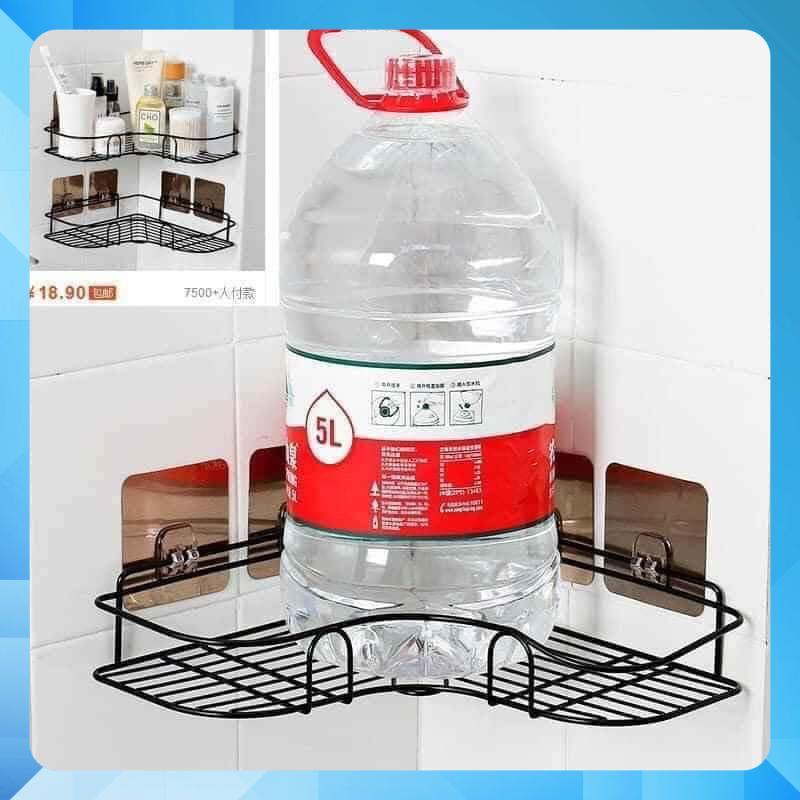 Kệ góc dán tường siêu dính trong nhà tắm ,nhà bếp siêu tiện dụng